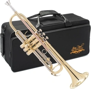 Jean Paul TR-430 Intermediate Bb Trumpet - Brass Lacquered with Rose Brass Leadpipe