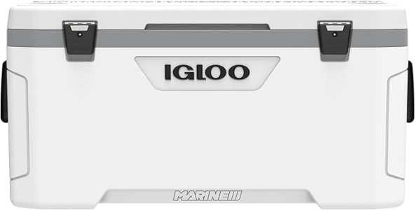 Igloo Coolers Marine Ultra Series, Insulated Portable Cooler, Hard Cooler with Heavy Duty Handles & Ice Retention, Leak-Proof Ice Chest, Great for Fishing, Camping, Boating, & More