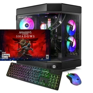 iBUYPOWER Y60 Gaming Desktop - Intel Core i9 14900KF, NVIDIA GeForce RTX 4070 12GB, 32GB DDR5 RGB RAM, 2TB NVMe SSD, Y60BI9N4702 (Get Assassins Creed® Shadows Download)