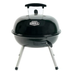 Expert Grill 14.5'' Steel Portable Charcoal Grill, Black, New