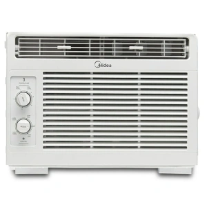 Midea 5,000 BTU 150 Sq ft Mechanical Window Air Conditioner, White, MAW05M1WWT, New