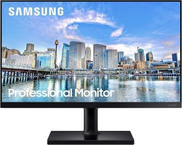 SAMSUNG FT45 Series 27-Inch FHD 1080p Computer Monitor, 75Hz, IPS Panel, HDMI, USB Hub, Height Adjustable Stand, 3 Yr WRNTY (LF27T450FQNXGO),Black