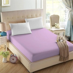 4U'LIFE Fitted Bed Sheet, Prime 1800 Series, Ultra Soft Double Brushed Microfiber (Lavender Purple, Queen)