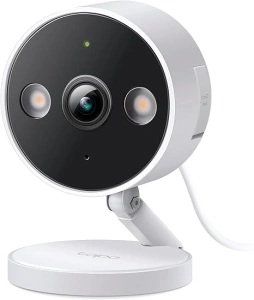 Tapo TP-Link 2K QHD Security Camera, Indoor/Outdoor, 𝟮𝟬𝟮𝟰 𝗣𝗖𝗠𝗮𝗴 𝗘𝗱𝗶𝘁𝗼𝗿'𝘀 𝗖𝗵𝗼𝗶𝗰𝗲, Color Night Vision, Free Person/Pet/Vehicle Detection, Invisible IR Mode, SD Storage, C120