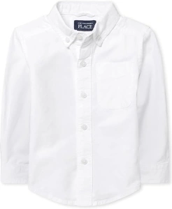 The Children's Place Baby Boys Long Sleeve Oxford Button Down Shirt