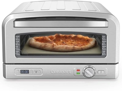 Cuisinart Indoor Pizza Oven – Bake 12” Pizzas in Minutes – Portable Countertop Pizza Oven – Stainless Steel - CPZ-120