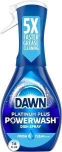 Dawn Platinum Powerwash Dish Spray, Dish Soap, Fresh Scent, 16 Fl Oz