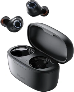 Baseus Active Noise Cancelling Wireless Earbuds, Reduce Noise by Up to 95%, 140H Playtime, IPX6 Waterproof, Deeper Bass, 4 ENC Mics, Comfortable Fit, Bluetooth 5.3 Ear Buds - Bowie MA10