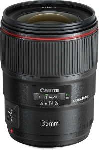 Canon EF 35mm f/1.4L II USM Lens (International Model) No Warranty