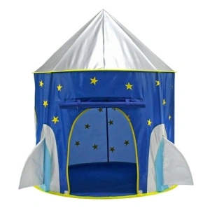 Rocket Kids Play Tent for Boys, Girls and Toddlers Imaginative Toy Indoor/Outdoor Fold-able Kids Playhouse Lightweight Easy to Install