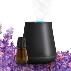 Air Wick Essential Mist, Essential Oil Diffuser, Diffuser + 1 Refill, Lavender and Almond Blossom, Air Freshener, 2 Piece Set (Device May Vary)