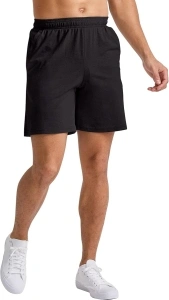 Hanes Mens Originals Pull-On Jersey Shorts, Lightweight Tri-Blend Shorts With Pockets