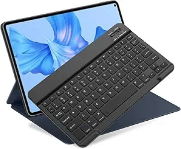 Bluetooth Keyboard for iPad 10th Generation, iPad Pro 13/12/11/10/9/8/7 inch, iPad Air 13/11th Gen, iPad Mini, Samsung Xiaomi Tablets, etc. - Slim Wireless Portable Travel Office Computer Accessories