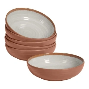 Azria Melamine Dinner Bowls in Ivory (Set of 6) Dinner Bowls 