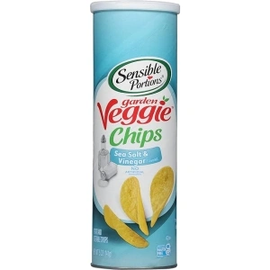 Sensible Portions Stacked Garden Veggie Chips, Salt & Vinegar, 5 oz