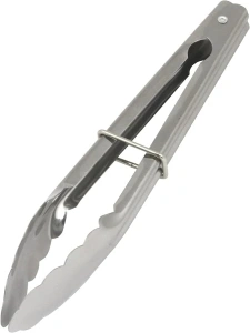 Chef Craft Classic Clam Shell Tongs, 9 inches in length, Stainless Steel