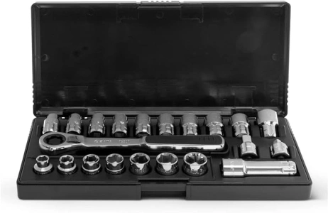 SATA 21 Piece 3/8” Drive 6 Point Metric/SAE Pass-Thru® Socket Set | ST09134SJ