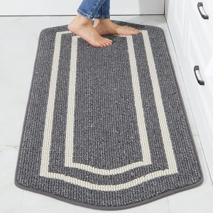 COSY HOMEER Long Kitchen Floor Mats for in Front of Sink Super Absorbent Kitchen Rugs and Mats 24