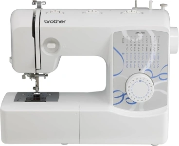 Brother XM3700 Sewing Machine, 37 Built-in Stitches, 5 Included Sewing Feet