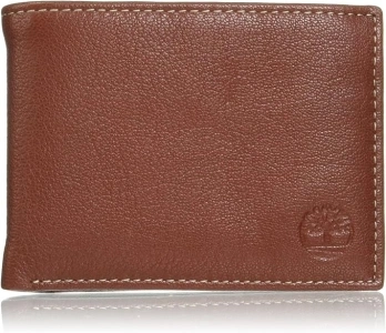 Timberland Men's Leather Passcase Security RFID Wallet, Brown, One Size