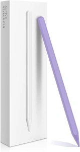 iPad Pencil 2nd Generation with Magnetic Wireless Charging, Apple Pencil 2nd Generation, Smart Pen Compatible with iPad Pro 11 in 1/2/3/4, iPad Pro 12.9 in 3/4/5/6, iPad Air 4/5, iPad Mini 6, Purple