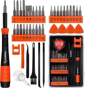 STREBITO Precision Screwdriver Set 43 in 1 Torx Screwdriver Set with T5 T6 T8 T15 P5, Small Tool Kit for Ring Doorbell, Computer, Laptop, iPhone, Eyeglass, Xbox, PS4 PS5, Switch, Watch, Electronics