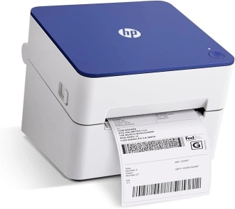 HP Shipping Label Printer, 4x6 Commercial Grade Direct Thermal, Compact & Easy-to-use, High-Speed 300 DPI Printer, Barcode Printer, Compatible with Amazon, UPS, Shopify, Etsy, Ebay, ShipStation & More