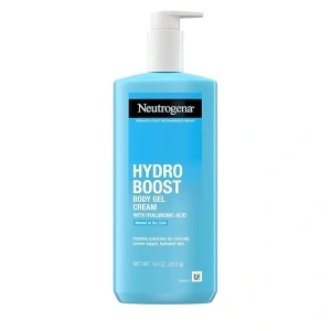 Neutrogena Hydro Boost Body Gel Cream, Hydrating Body Lotion with Hyaluronic Acid for Normal to Dry Skin, Lightweight Fragrance-Free Hyaluronic Acid Moisturizer, 16 OZ