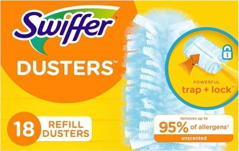 Swiffer Brand Multi-Surface Dusters Refills, Bamboo, White, 18 count