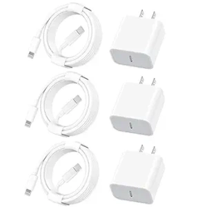 【Apple MFi Certified】iPhone Charger Fast Charging,3Pack Apple Charger Adapter Super Fast Charger iPhone 6FT USB C to Lightning Cable Cord for iPhone 14 Pro Max/14 Plus/13 MiNi/13/12/11/10/X/SE/AirPods