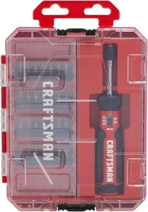 CRAFTSMAN Torque Screwdriver Set with Storage, 1