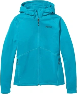 MARMOT Women's Olden Polartec Fleece Hoody - Breathable Stretch Fabric, Zip-Up Fleece Jacket with Hood & Thumbholes