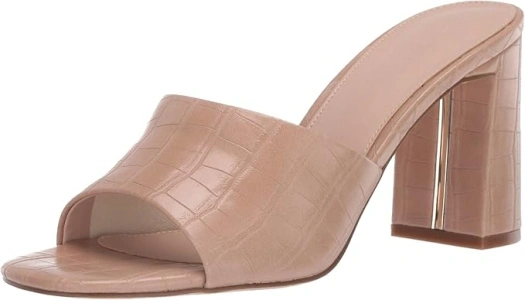 The Drop Women's Pattie High Block-Heeled Mule Sandal