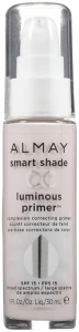 Almay Smart Shade CC Luminous Primer, 1 Fl Oz, Clear