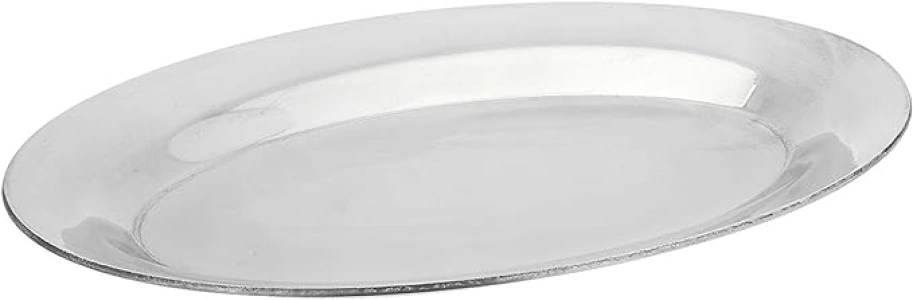 Winco Aluminum Sizzling Platter, 10-Inch, Medium