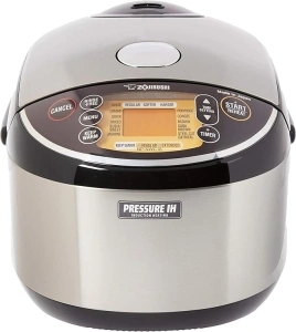 Zojirushi NP-NWC18 Pressure Induction Heating 10-Cup Rice Cooker and Warmer