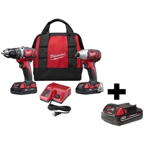 M18 18V Lithium-Ion Cordless Drill/Impact Driver Combo Kit (2-Tool) W/ M18 2.0Ah Compact Battery