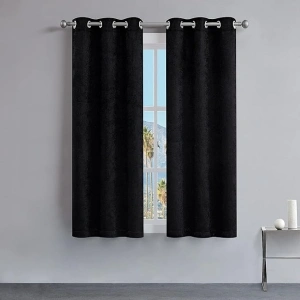 Juicy Couture - Faux Suede Window Curtain | Room Darkening & Thermal Insulated | Grommets | Set of 2 Panels | Drapes for Living Room, Dining Room, Bedroom, Dorm | Measures 38