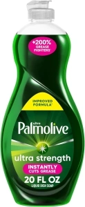 Palmolive Ultra Strength Liquid Dish Soap, Original Green, 20 Fluid Ounce(Packaging May Vary)