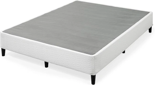 ZINUS Keenan Metal Mattress Foundation, Standing Box Spring, Headboard Brackets Included, Easy Assembly, Queen