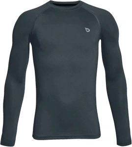 BALEAF Boys Compression Shirt Long Sleeve Youth Undershirts Kids Football Baseball Baselayer Cold Gear Quick Dry