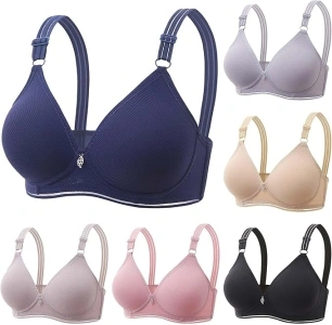 Bras for Women No Underwire Seamless Push Up Bralette 2024 Everyday Wear Plus Size Comfort Wireless Full Support Bras