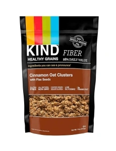 KIND Healthy Grains Clusters, Cinnamon Oat with Flax Seeds, 11 oz