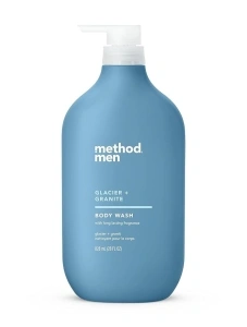 Method Men Body Wash, Glacier + Granite, Paraben and Phthalate Free, 28 FL Oz (Pack of 1)