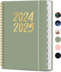 Academic Planner 2024-2025 For Women & Men, Monthly and Weekly Calender Planner, Jul 2024 - Jun 2025, A5 (6.3