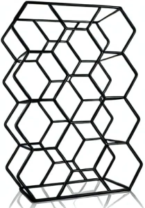 Wine Rack Hexagon Countertop (Black)