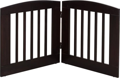 BarkWood Pets Freestanding Pet Gate with Two 24