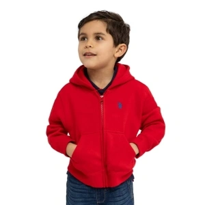 U.S. Polo Assn. Toddler Boy Zip Fleece Hoodie, Sizes 2T-5T