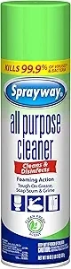 Sprayway SW5002R All Purpose Disinfectant Cleaner, Foaming Action, 19 Ounce