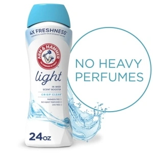 Arm Hammer Light In-Wash Scent Booster Crisp Clean 24 Oz